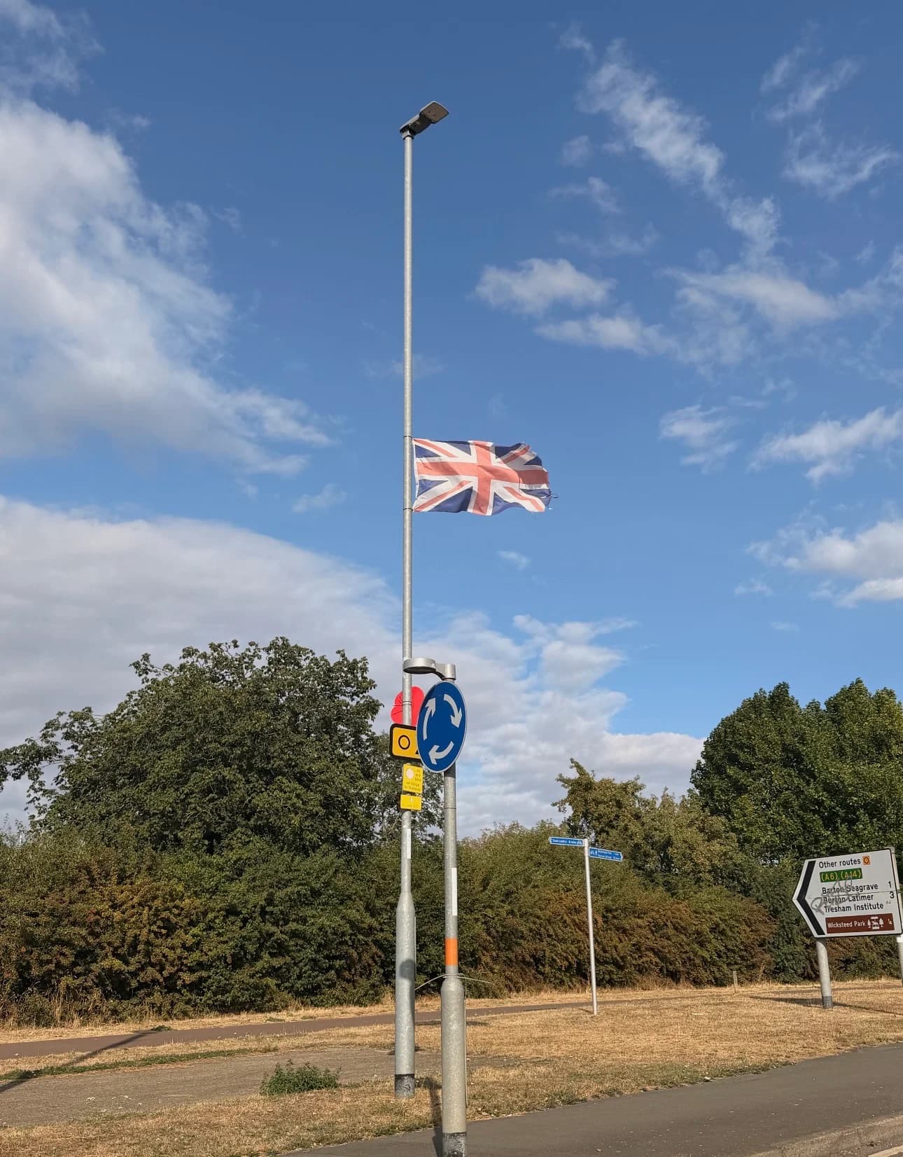 Flags Over Kettering: Town Centre Display Sparks Debate on Community Priorities